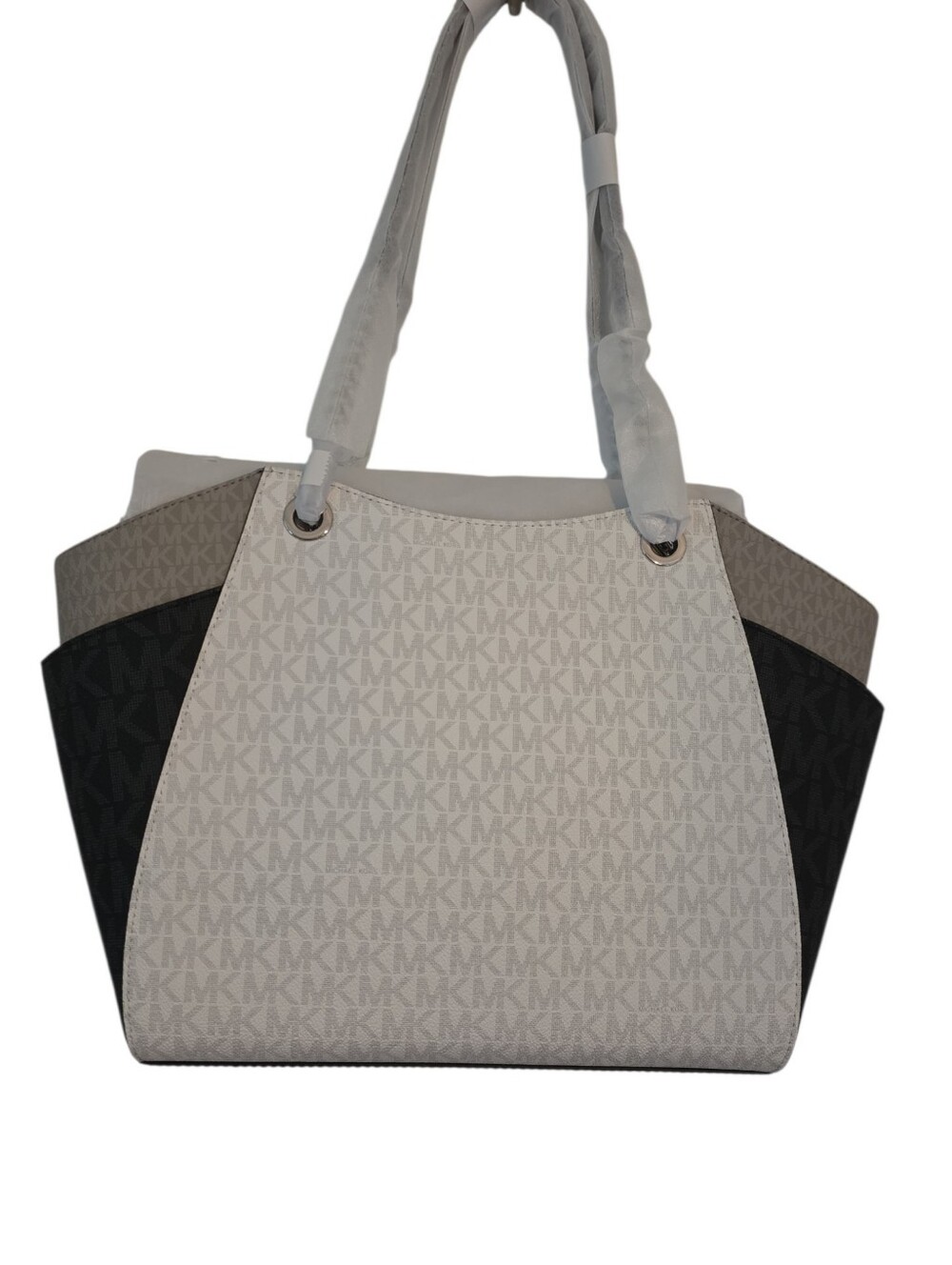 Michael Kors Color Block Signature Logo Tote - New - Picture 2 of 5